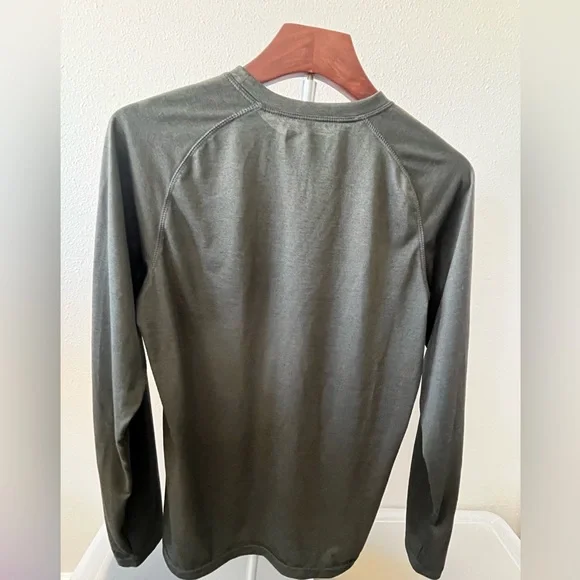 Columbia Gray/Green Long Sleeve Performance Tee - Small - Picture 3 of 4